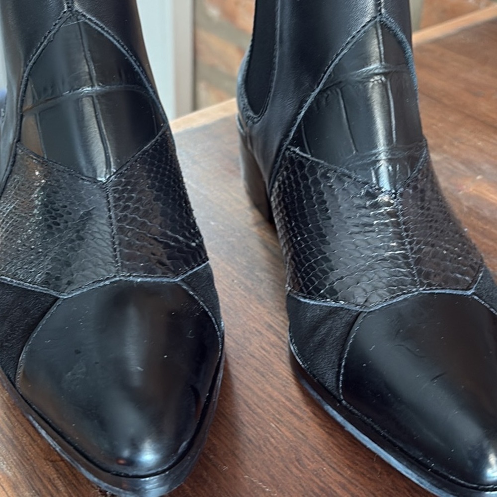 Coach Black Leather Footwear